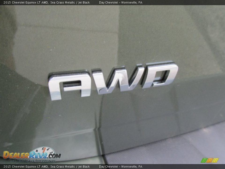 2015 Chevrolet Equinox LT AWD Sea Grass Metallic / Jet Black Photo #5