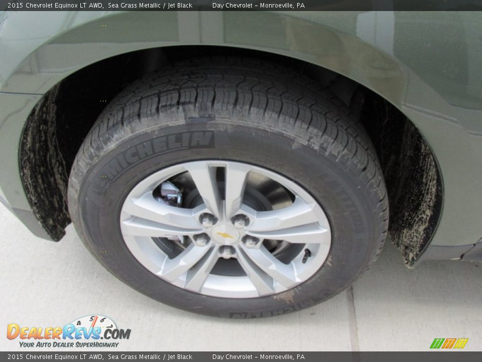 2015 Chevrolet Equinox LT AWD Sea Grass Metallic / Jet Black Photo #6