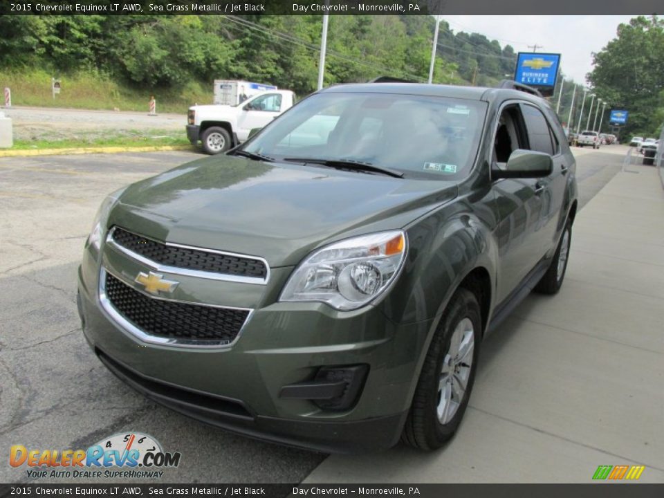 2015 Chevrolet Equinox LT AWD Sea Grass Metallic / Jet Black Photo #7