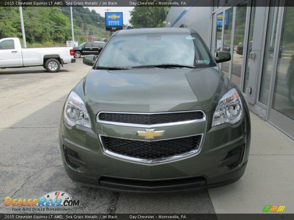 2015 Chevrolet Equinox LT AWD Sea Grass Metallic / Jet Black Photo #8