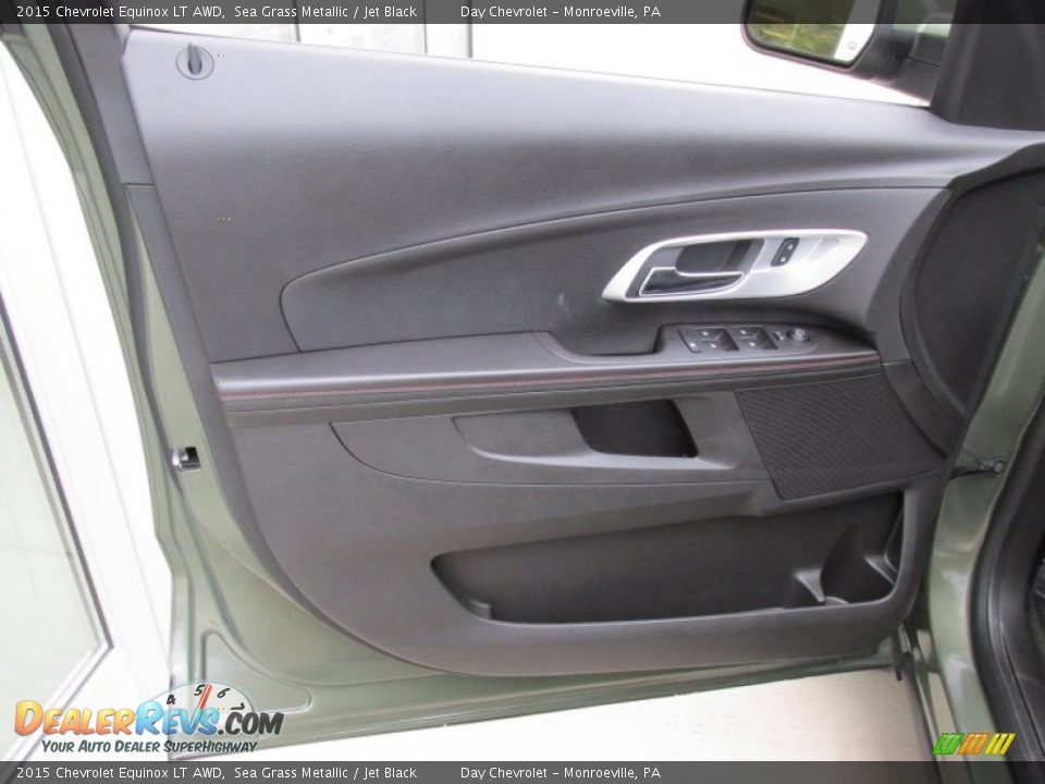 2015 Chevrolet Equinox LT AWD Sea Grass Metallic / Jet Black Photo #10