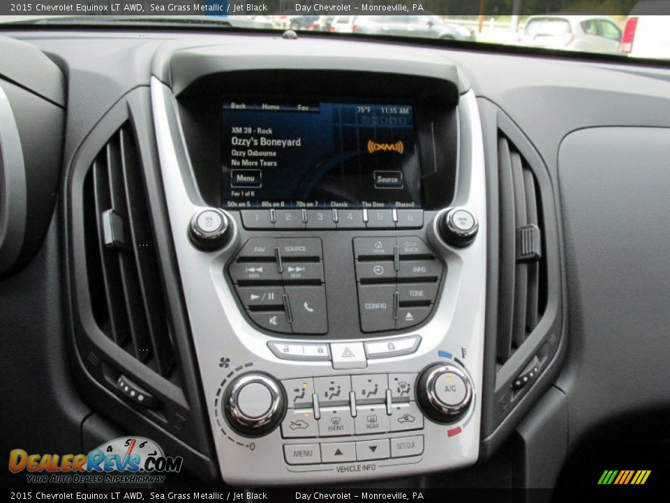 2015 Chevrolet Equinox LT AWD Sea Grass Metallic / Jet Black Photo #16