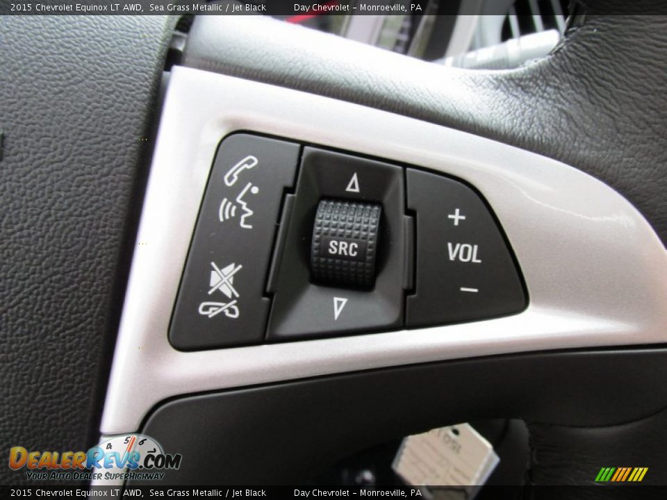2015 Chevrolet Equinox LT AWD Sea Grass Metallic / Jet Black Photo #17