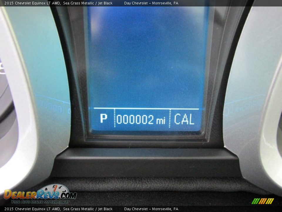 2015 Chevrolet Equinox LT AWD Sea Grass Metallic / Jet Black Photo #20
