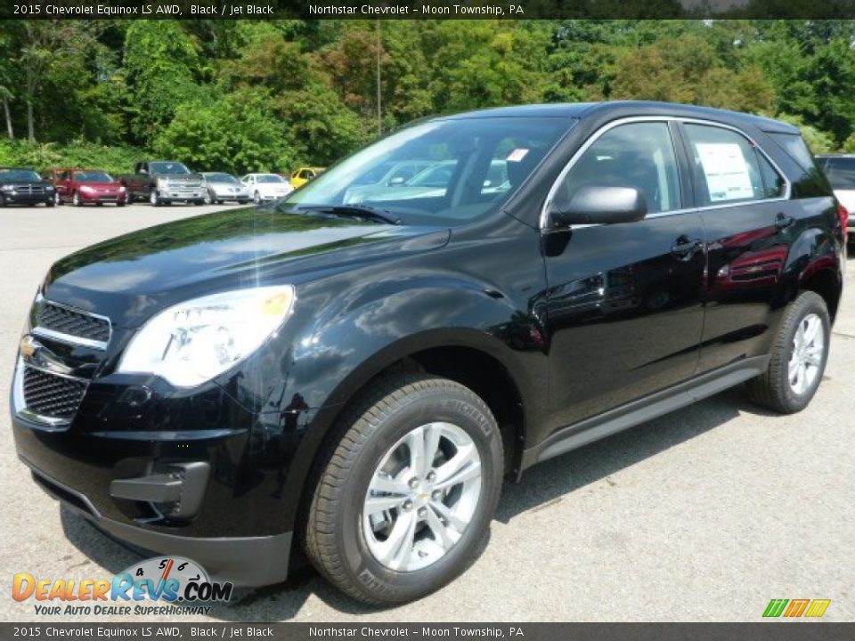 2015 Chevrolet Equinox LS AWD Black / Jet Black Photo #1