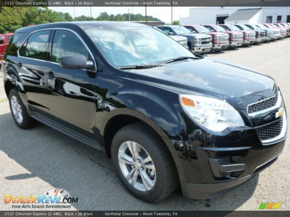 2015 Chevrolet Equinox LS AWD Black / Jet Black Photo #7