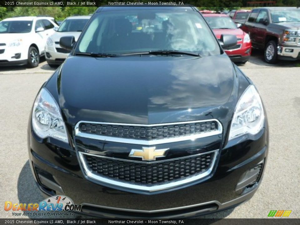 2015 Chevrolet Equinox LS AWD Black / Jet Black Photo #8