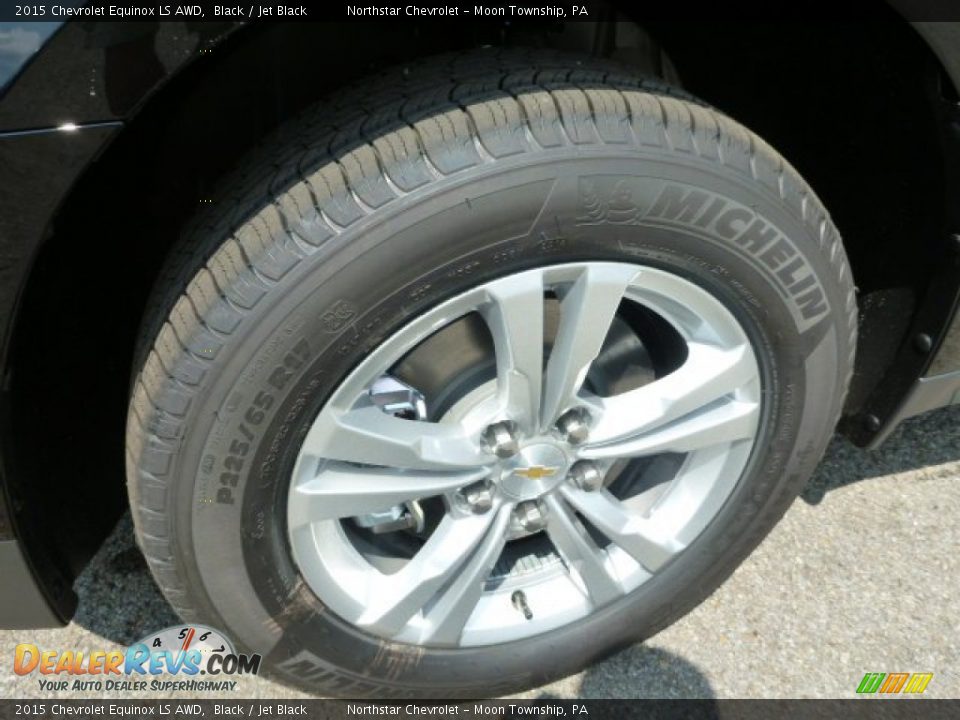 2015 Chevrolet Equinox LS AWD Black / Jet Black Photo #9