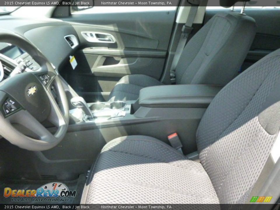 2015 Chevrolet Equinox LS AWD Black / Jet Black Photo #10
