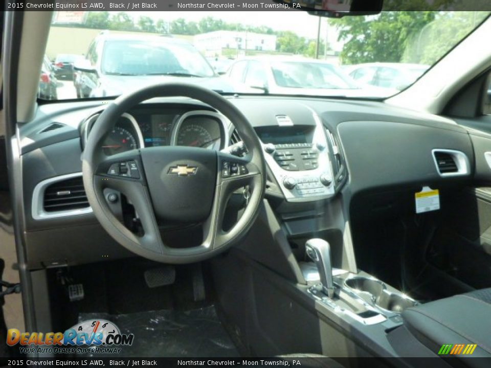 2015 Chevrolet Equinox LS AWD Black / Jet Black Photo #12
