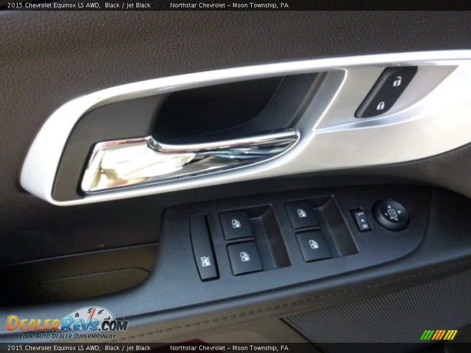 2015 Chevrolet Equinox LS AWD Black / Jet Black Photo #13