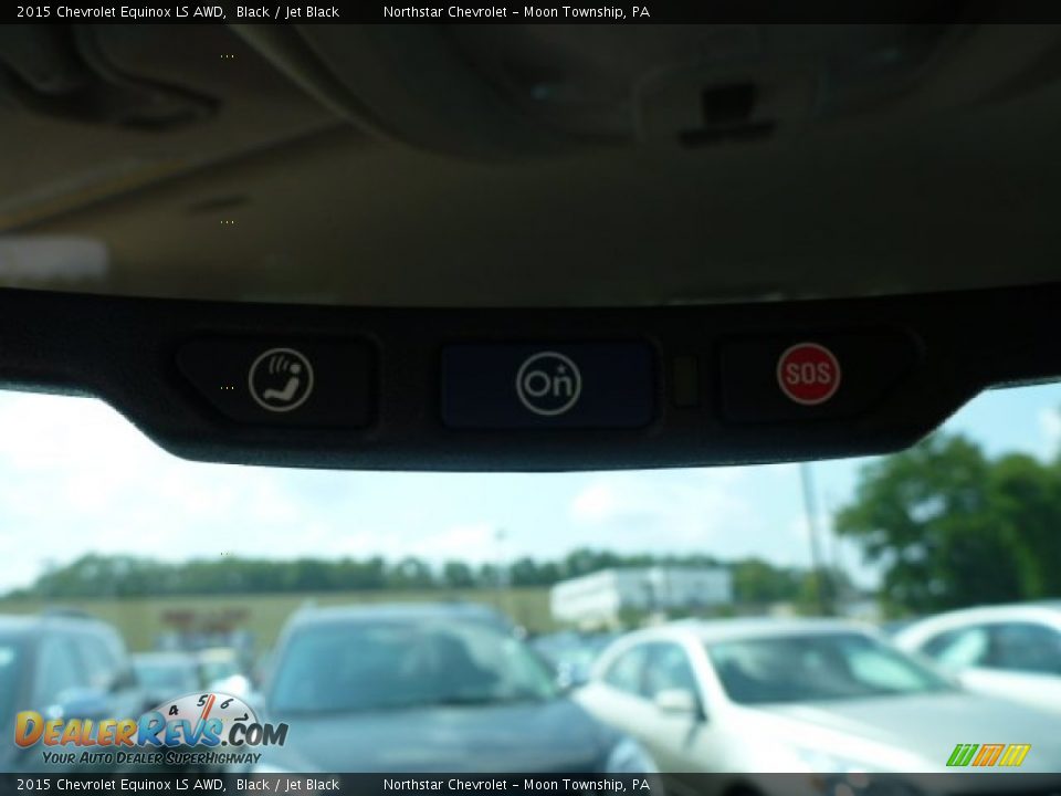 2015 Chevrolet Equinox LS AWD Black / Jet Black Photo #17