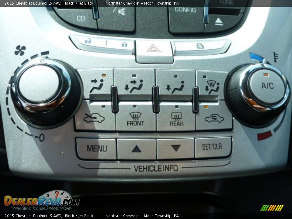 2015 Chevrolet Equinox LS AWD Black / Jet Black Photo #19
