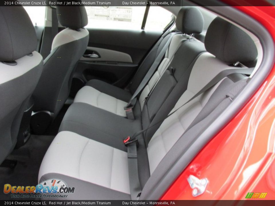 2014 Chevrolet Cruze LS Red Hot / Jet Black/Medium Titanium Photo #12