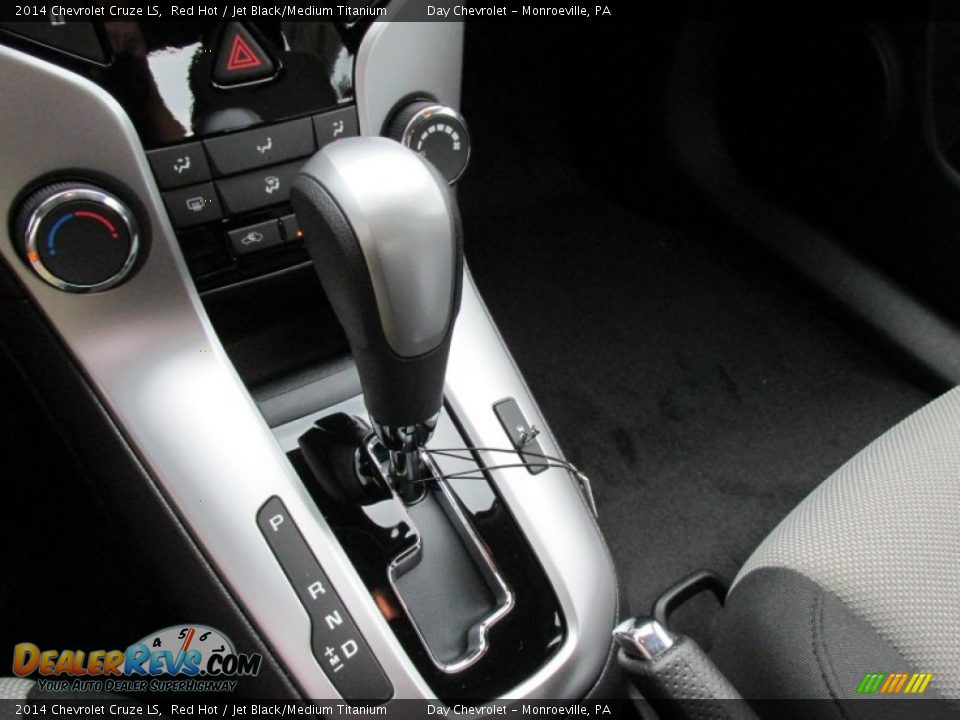 2014 Chevrolet Cruze LS Red Hot / Jet Black/Medium Titanium Photo #14