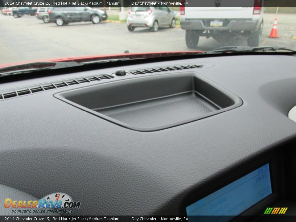 2014 Chevrolet Cruze LS Red Hot / Jet Black/Medium Titanium Photo #18