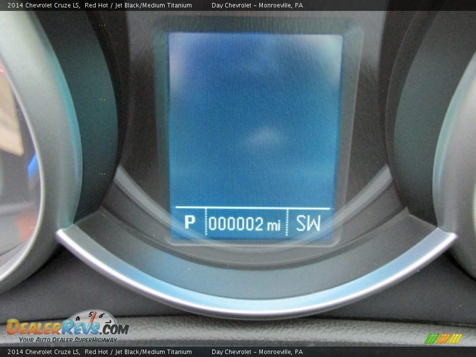 2014 Chevrolet Cruze LS Red Hot / Jet Black/Medium Titanium Photo #20