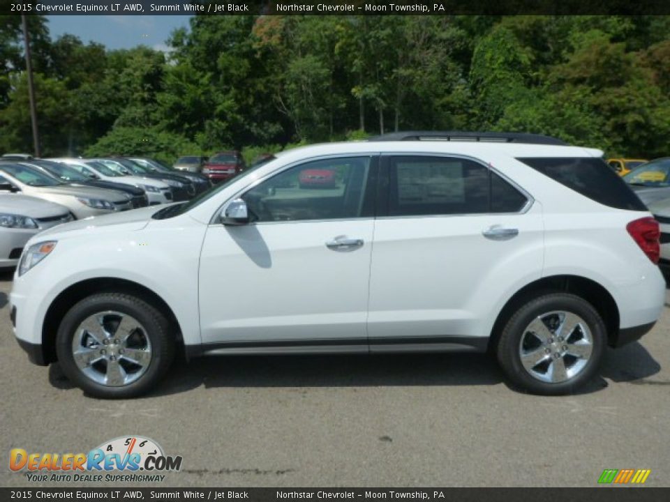 2015 Chevrolet Equinox LT AWD Summit White / Jet Black Photo #2