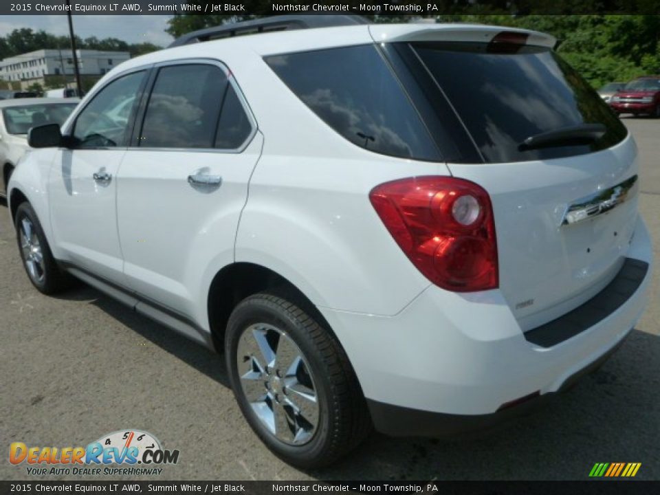 2015 Chevrolet Equinox LT AWD Summit White / Jet Black Photo #3