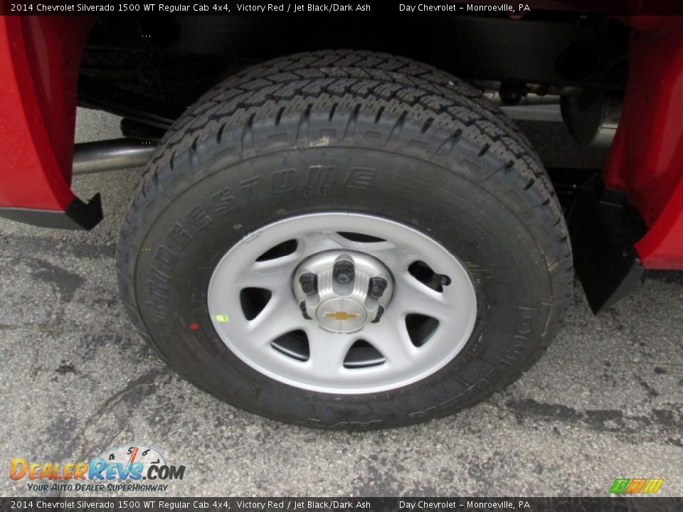 2014 Chevrolet Silverado 1500 WT Regular Cab 4x4 Victory Red / Jet Black/Dark Ash Photo #3
