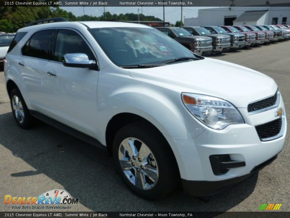 2015 Chevrolet Equinox LT AWD Summit White / Jet Black Photo #7