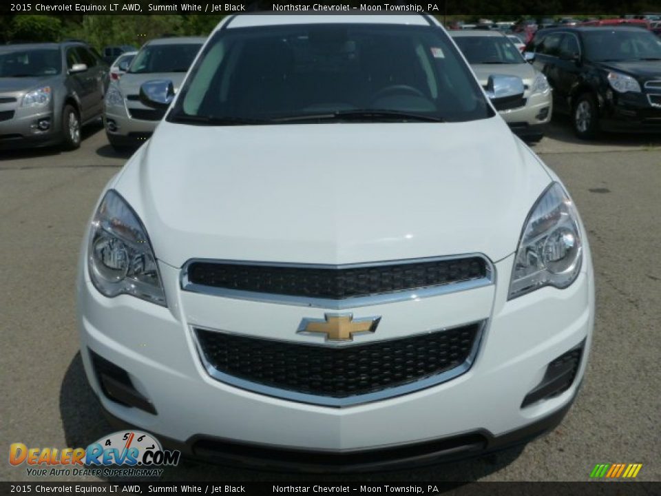 2015 Chevrolet Equinox LT AWD Summit White / Jet Black Photo #8