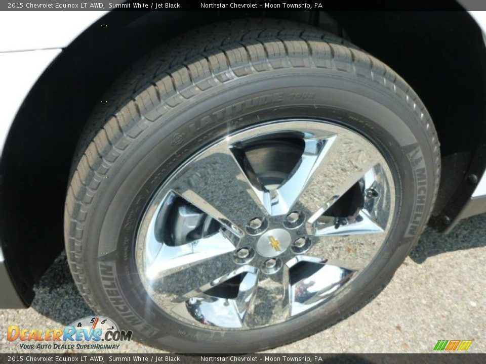 2015 Chevrolet Equinox LT AWD Summit White / Jet Black Photo #9