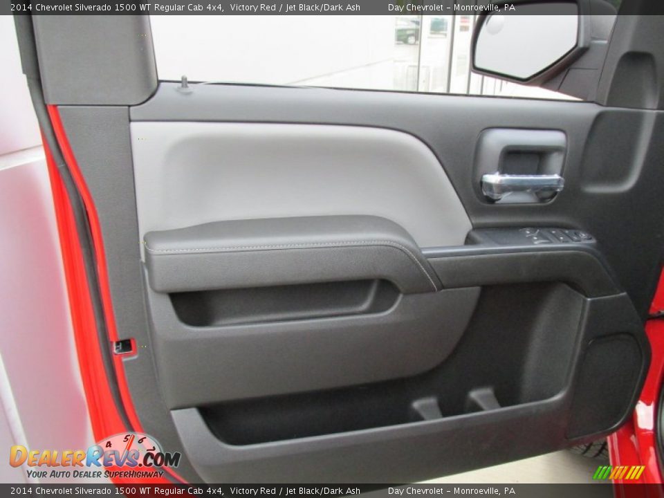 2014 Chevrolet Silverado 1500 WT Regular Cab 4x4 Victory Red / Jet Black/Dark Ash Photo #12