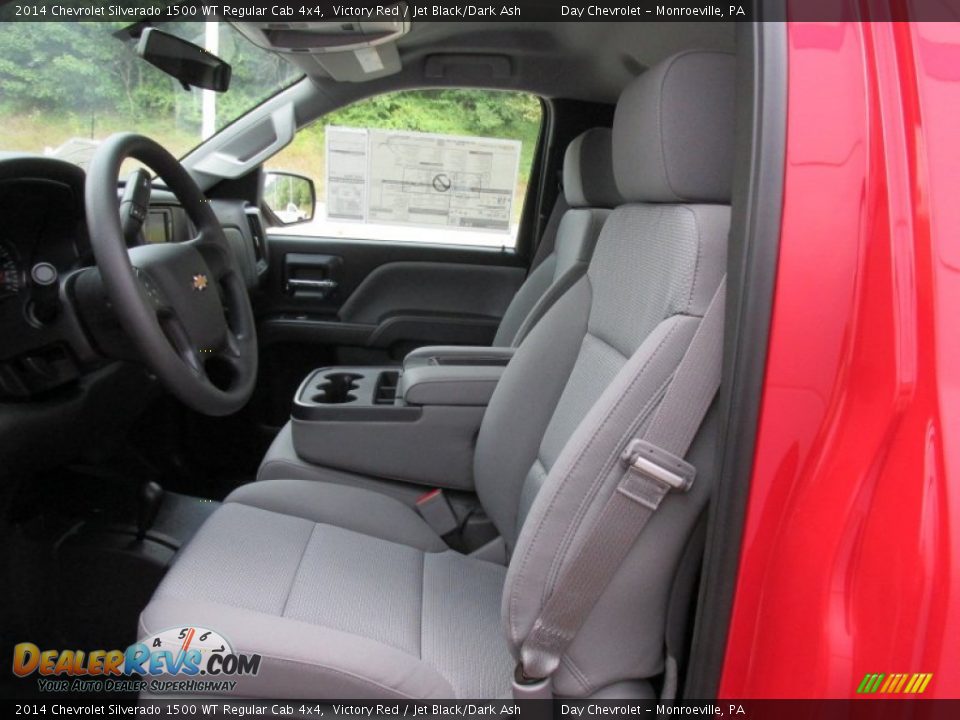 2014 Chevrolet Silverado 1500 WT Regular Cab 4x4 Victory Red / Jet Black/Dark Ash Photo #13