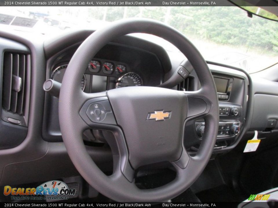 2014 Chevrolet Silverado 1500 WT Regular Cab 4x4 Victory Red / Jet Black/Dark Ash Photo #15