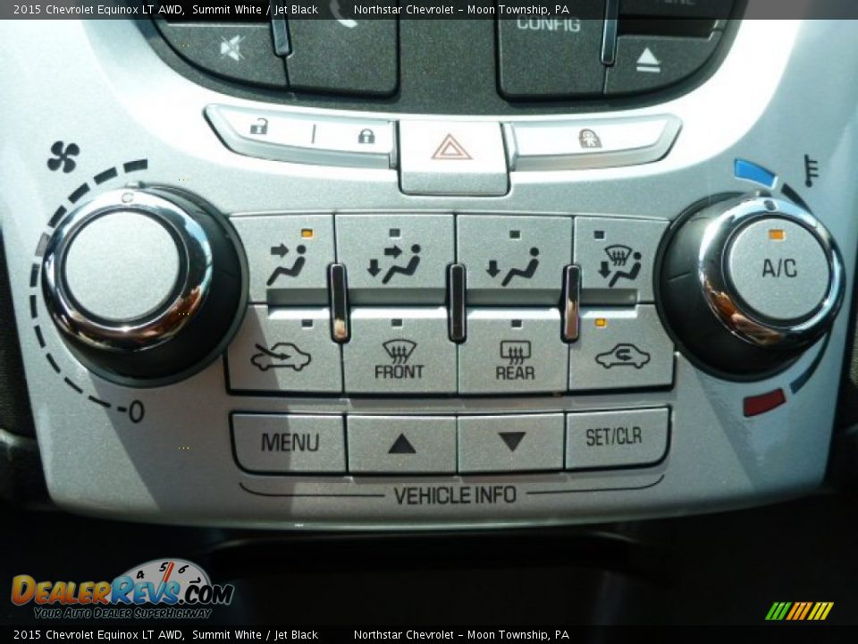 2015 Chevrolet Equinox LT AWD Summit White / Jet Black Photo #19