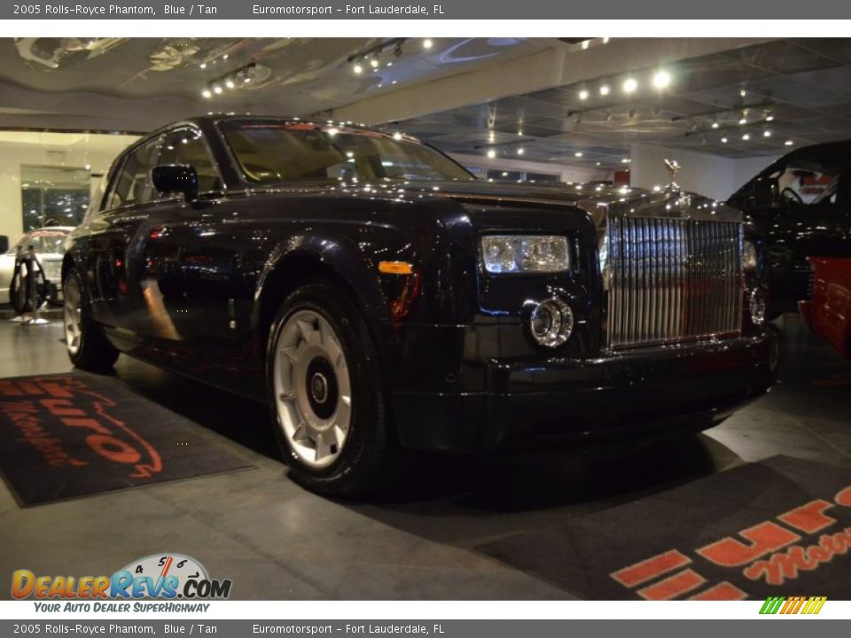 2005 Rolls-Royce Phantom Blue / Tan Photo #5