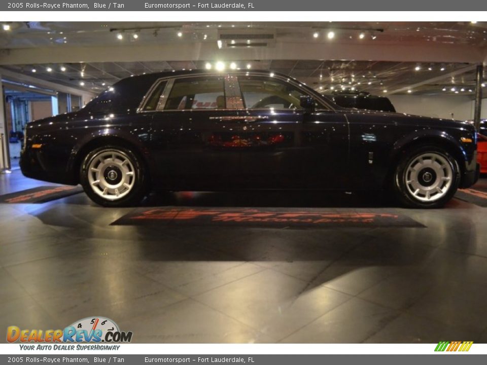 2005 Rolls-Royce Phantom Blue / Tan Photo #6