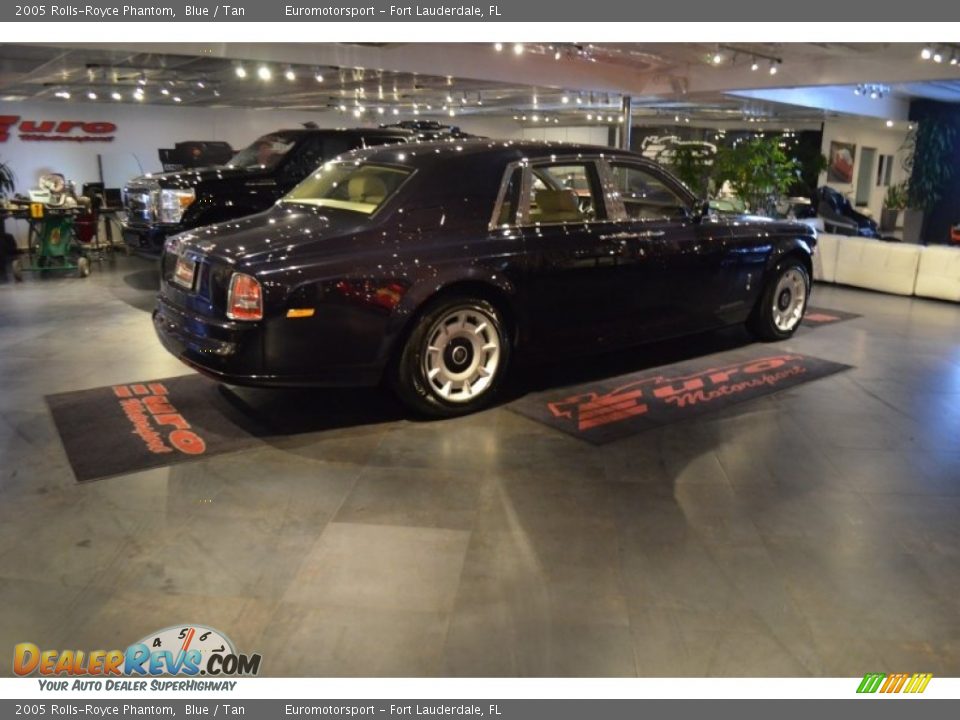 2005 Rolls-Royce Phantom Blue / Tan Photo #7