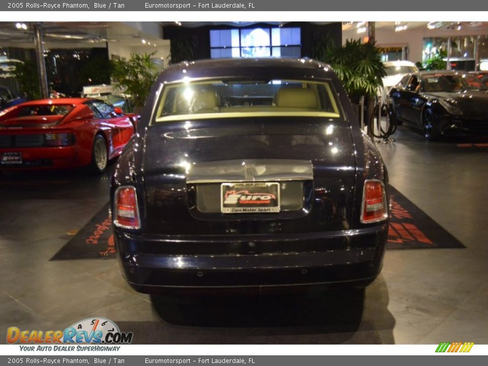 2005 Rolls-Royce Phantom Blue / Tan Photo #9