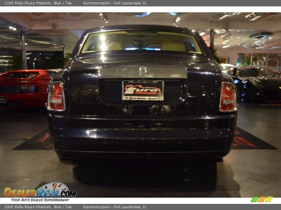 2005 Rolls-Royce Phantom Blue / Tan Photo #10