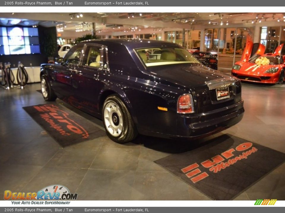 2005 Rolls-Royce Phantom Blue / Tan Photo #12