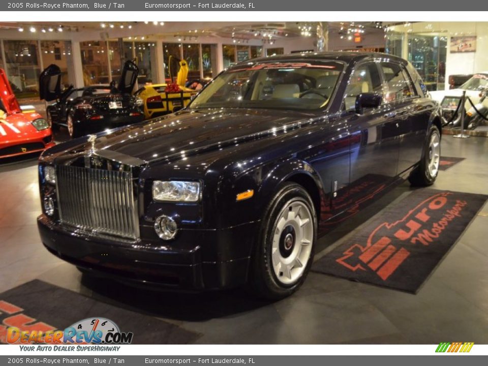 2005 Rolls-Royce Phantom Blue / Tan Photo #15