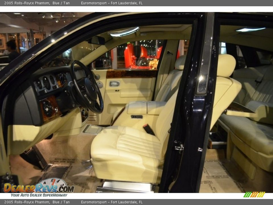2005 Rolls-Royce Phantom Blue / Tan Photo #21