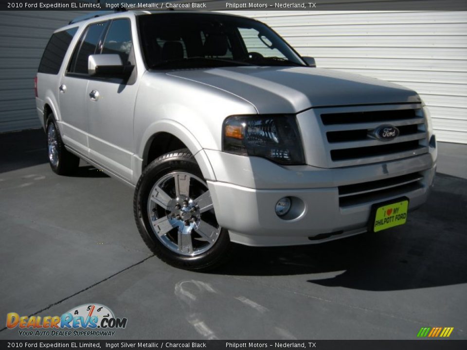 2010 Ford Expedition EL Limited Ingot Silver Metallic / Charcoal Black Photo #1
