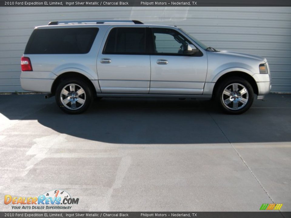 2010 Ford Expedition EL Limited Ingot Silver Metallic / Charcoal Black Photo #3