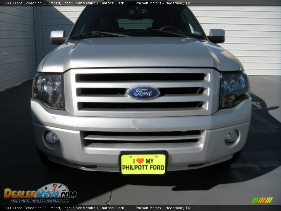2010 Ford Expedition EL Limited Ingot Silver Metallic / Charcoal Black Photo #8