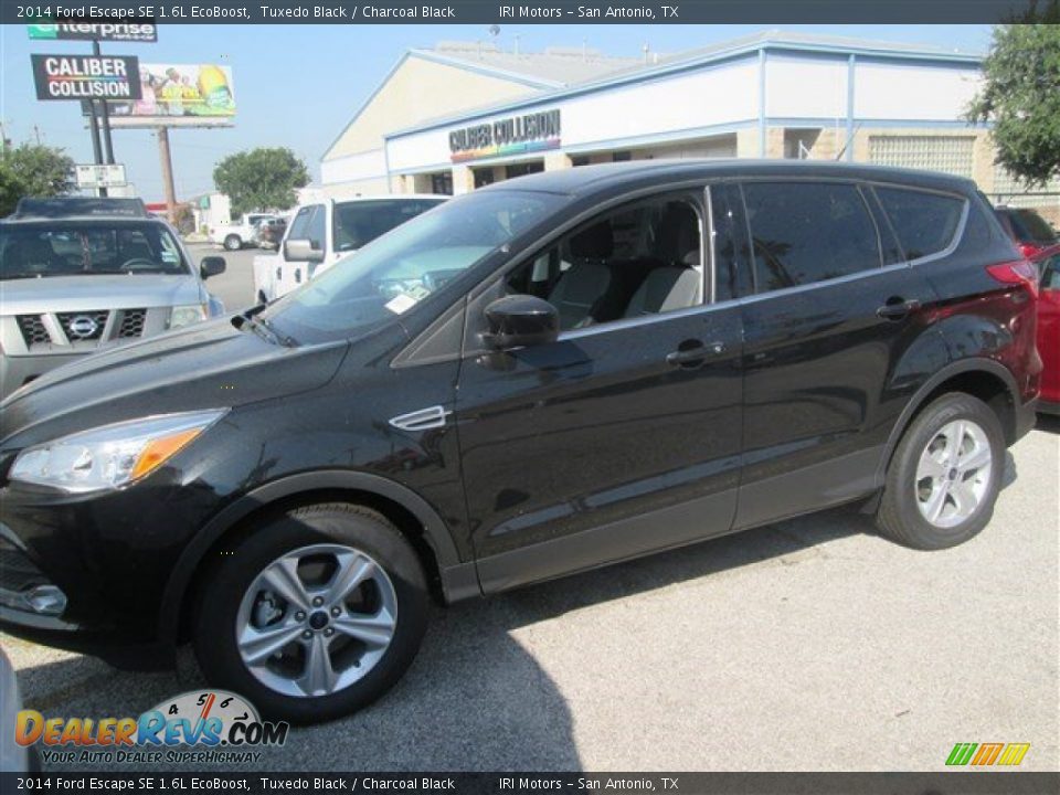 2014 Ford Escape SE 1.6L EcoBoost Tuxedo Black / Charcoal Black Photo #3