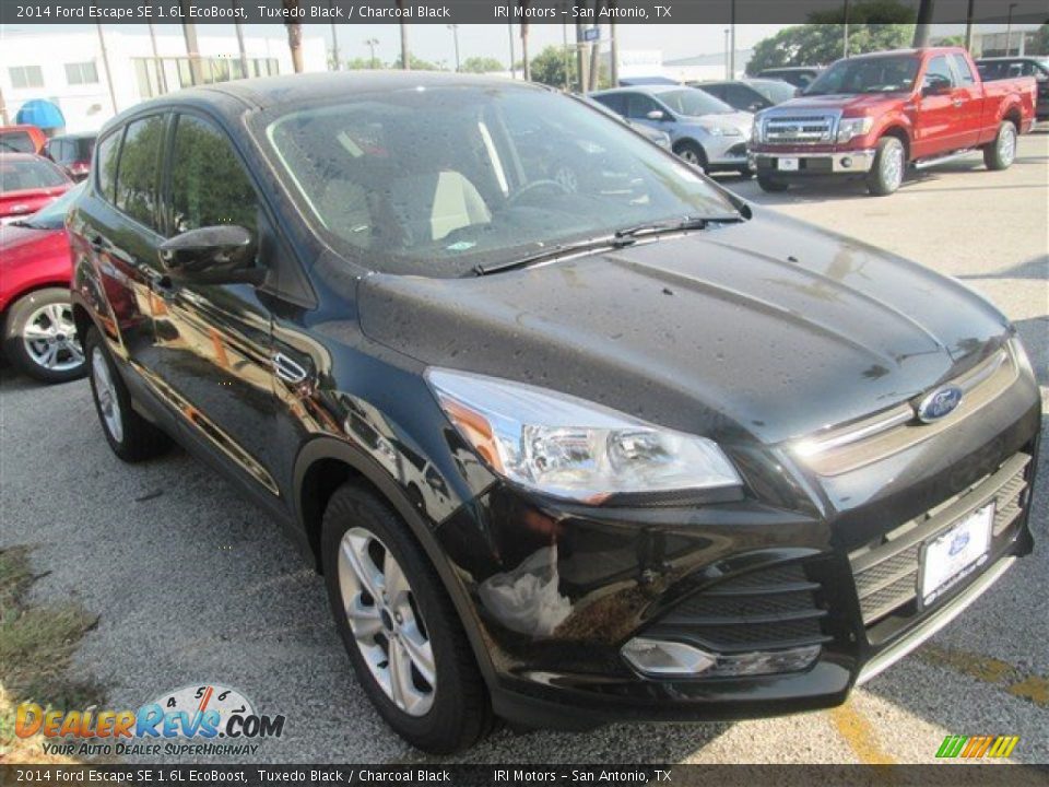 2014 Ford Escape SE 1.6L EcoBoost Tuxedo Black / Charcoal Black Photo #4