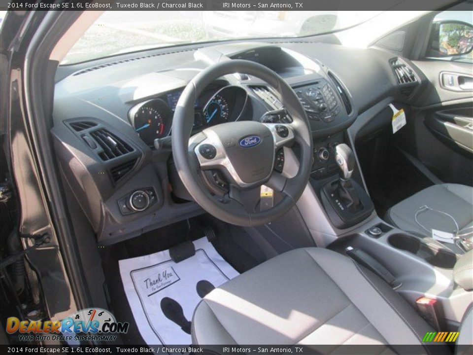 2014 Ford Escape SE 1.6L EcoBoost Tuxedo Black / Charcoal Black Photo #8
