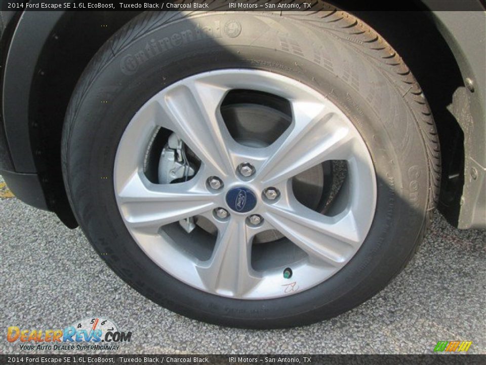 2014 Ford Escape SE 1.6L EcoBoost Tuxedo Black / Charcoal Black Photo #10