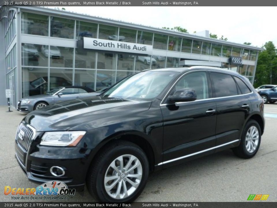 2015 Audi Q5 2.0 TFSI Premium Plus quattro Mythos Black Metallic / Black Photo #1
