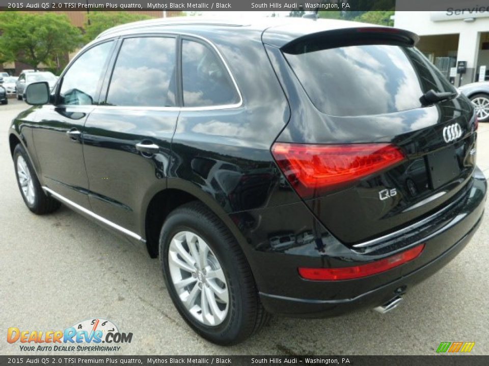 2015 Audi Q5 2.0 TFSI Premium Plus quattro Mythos Black Metallic / Black Photo #2