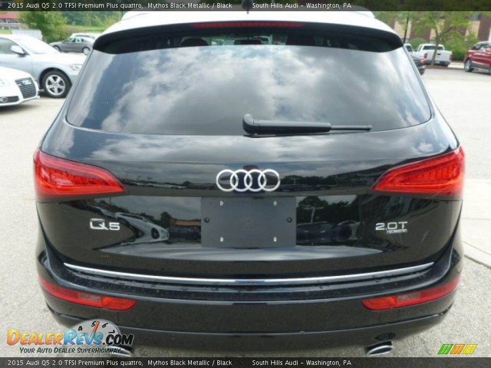 2015 Audi Q5 2.0 TFSI Premium Plus quattro Mythos Black Metallic / Black Photo #3