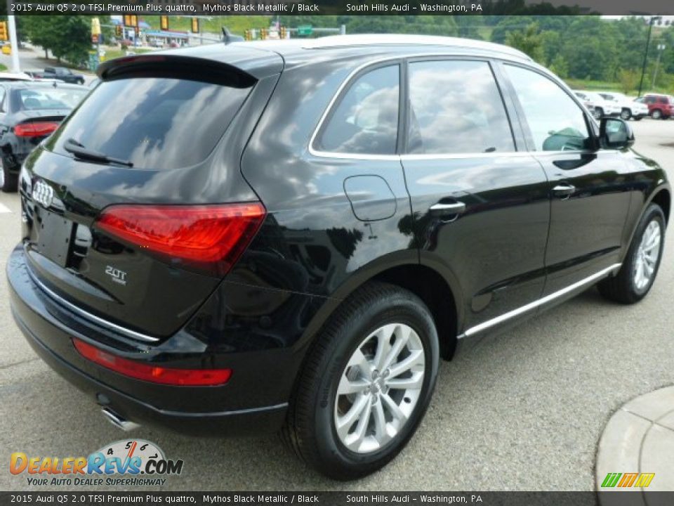2015 Audi Q5 2.0 TFSI Premium Plus quattro Mythos Black Metallic / Black Photo #4